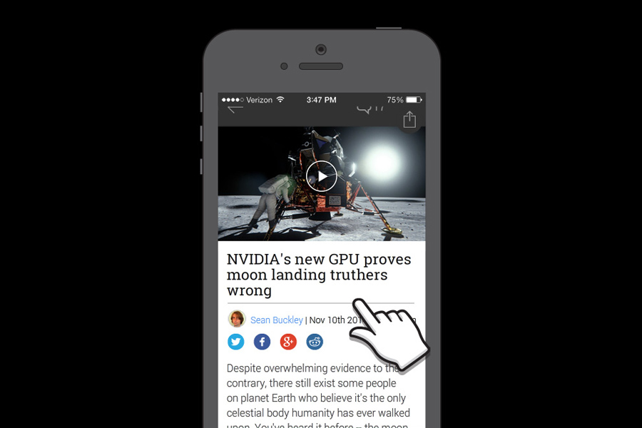 Engadget animation